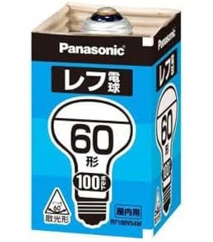 Amazon | パナソニック レフ電球 ホワイト (屋内用) E26口金 100V100形