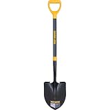 ラウンドシャベル ファイバー Dグリップ 2586100 True Temper アメリカ輸入品 剣先ショベル軽量タイプ