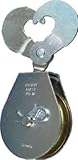 Stanley National Hardware 3217BC 3" Zinc Plated Scissor Hook Single Pulley [並行輸入品]