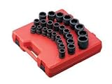 Sunex Tools 4692 26Pc 0.75Dr Met Impact Socket Set