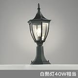 ＯＤＥＬＩＣ LED照明器具 アウトドア 門柱灯 LED電球 電球色タイプ 一般電球クリア6W（E26）（ランプ付） 白熱灯40W相当 防雨型 OG042146LD