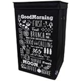 オカトー ランドリーボックス ブラック 幅36×奥行36×高さ60cm