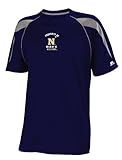 NCAAネイビーMidshipmen Youth dri-powerカラーブロックTee L ブルー