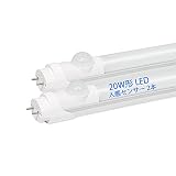 蛍光灯 20W形 直管蛍光灯 人感センサー 20W 昼白色 58cm 蛍光灯 グロー式 工事不要 G13口金 PL保険加入済み 人感センサー 20W 直管蛍光灯-(20W形 2本)
