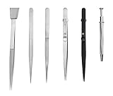 SE TW2-407 6-Piece Diamond Tweezers Set [並行輸入品]