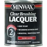 Minwax 15510 Clear Brushing Lacquer Satin, Quart [並行輸入品]