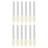 uxcell フェルトホイール　フェルト軸付ホイール　プラスチック　宝石研磨　 3 x 14mm　ウールフェルト、金属　12個入り