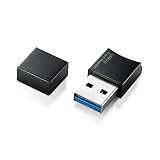 エレコム カードリーダー USB3.0 9倍速転送 microSD用 コネクタキャップ付 コンパクト設計 ブラック MR3-C008BK