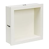 南海プライウッド 飾り棚 ミニッチ シェルホワイト 310×310×99.5mm MN20-3001