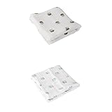 Kesoto 2枚セット　ベビー布団　赤ちゃん　寝具　新生児用毛布　ブランケット　コットン　バスタオル