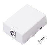 ミヨシ MCO 電話機用 回線ローゼット 6極2芯 増設用 グレー DA-R20/GY DA-R20/GY