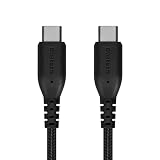 オウルテック 超タフ Type-Cケーブル 2m 断線に強い PD60W 急速充電 データ転送 480Mbps USB-C やわらか ケーブルバンド付き 耐屈曲10万回以上 Type-C to Type-Cケーブル ブラックレッド OWL-CBA4CC20-BKRE
