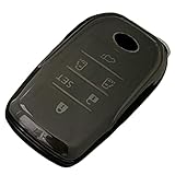 ZANEKO 新型 ヴォクシー 90 系 キーケース 適合トヨタ ノア 90 系 アルファード ヴェルファイア30系 シエンタ ハイラックス GUN125 ランドクルーザー 200系 ベルファイヤー RAV4 PHV キーカバー (ブラック)