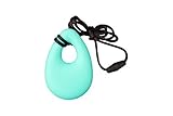 MyBoo Autism Sensory Chewable Droplet Pendant - Turquoise by MyBoo