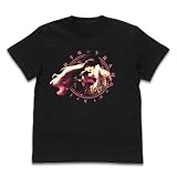 [コスパ] 【公式】 マクロスF 射手座☆午後九時 Don’t be late Tシャツ BLACK Mサイズ