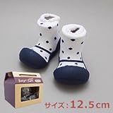 ベビーシューズ Baby feet ベビーフィート ラバー底ソックス FORMAL ( 12.5cm , Formal NAVY ネイビー )
