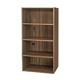 ニトリ カラーボックス Nクリック ディープ ワイド 4段 ミドルブラウン NITORI 8791534