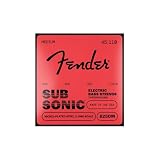 Fender フェンダー エレキベース弦 SubSonic™ 8250M Bass Strings, Taperwound Nickel-Plated Steel, Long Scale, Gauges .045-.110, (4)