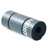 YUREN ヨガマット 厚め 20mm トレーニングマット エクササイズマット ストレッチマット 筋トレマット 防音マット キャリーストラップ付 195x61CM
