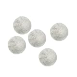 PATIKIL 羊毛 フェルト ボール ビーズ フェルティング ポンポン 2cm 20mm スノーグレー 手芸 DIY ホームクラフト 5個入り