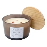 dadaz アロマキャンドル パチパチキャンドル 木芯 大容量 400g 燃焼時間約40時間 サンダルウッド Sandalwood＆Amber (サンダルウッド＆アンバー)