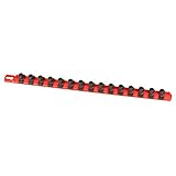 Ernst Manufacturing 8402-Red-1/2-18-Inch Socket Organizer and 15-1/2-Inch Twist Lock Clips [並行輸入品]