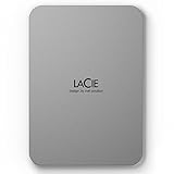ラシー LaCie 外付けHDD ハードディスク 2TB Mobile Drive Mac/iPad/Windows対応 ムーン・シルバー 3年保証 STLP2000400