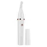 Lechin 眉毛シェーバー 剃り フェイス用 女性用 30度回転 頬/脇/腕/足/産毛処理 電動 替刃式 内刃水洗い可能 眉毛・ヒゲ・産毛
