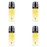 ECOCCO 電子タバコ ポッド VAPE POD ミニシーシャ レモン Lomon フレーバーポッド M16交換用カートリッジ 吸引回数約450回/個 スターターキット 取扱簡単 持ち運びに便利 爆煙 水蒸気タバコ 禁煙サポート ニコチン・タールなし コンパクト M16型 4個セット