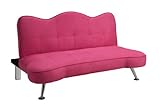 DHP Rose Junior Sofa Lounger, Racy Pink [並行輸入品]