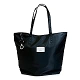 [Holiday A.M.] トートバッグ メンズ 【ブラック/サイズ：縦36cm×横45cm×幅14cm】 バッグ トート お出かけ アウトドア （KB196）