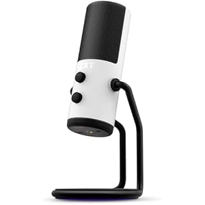 NZXT CAPSULE WHITE カーディオイドUSBマイク AP-WUMIC-W1 SP1007