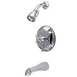 Kingston Brass KB46310BX English Vintage Tub and Shower Faucet, Polished Chrome [並行輸入品]