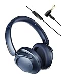 1MORE HQ51 ワイヤレス ヘッドホン Bluetooth 5.4 LDAC ハイレゾ対応 アクティブノイズキャンセリング 100時間音楽再生 イコライザー 外音取り込みモード 5つマイク内蔵 専用アプリ対応 (ブルー)