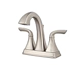 Pfister LG48-BS0K Bronson 2-Handle Centerset Bathroom Faucet, 4", Brushed Nickel [並行輸入品]