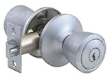 Homeplusノブドアロックエントリ2 – 3 / 4 " - 2 – 3 / 4 "チューリップサテンクローム