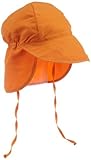 i play Solid Flap Sun Protection Hat for Unisex (2-4 Years, Toddler, Orange) by I Play