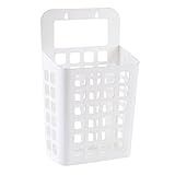Sucker Hanging Dirty服バスケット汚れ衣類ストレージバスケットプラスチックストレージバスケットLarge Dirty服バスケットLaundry Hamper ホワイト 8634255