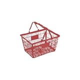 岐阜プラスチック工業:リス 買物篭MY-24 赤 MY-24 R 型式:MY-24 R