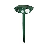 NETKEY 進化版 超音波動物撃退器 強光フラッシュ 駆除効果がより一層パワーアップ！ ソーラー充電 有害動物退治 電源不要 CE&RoHS認証 日本語取扱説明書付き