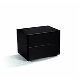 ナイトテーブル サイドテーブル ベッドサイド 引き出し付き コンパクトテーブル ブラック ホワイト 黒 白 n102