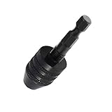 Lifepartner ドリルチャック キーレスドリル　 チャック　六角　シャンク　アダプタ (0.3-6.5mm)