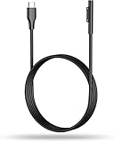 USB C to Surface 急速充電ケーブル15V/3A 45W USB Type C PD充電器必要、マイクロソフト Surface Pro 10/7/6/5/4/3 Surface Go3/2/1 タブレット対応