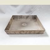 アートストーン スクエアーソーサー ベージュ 26cm (2個入り)/専用受皿