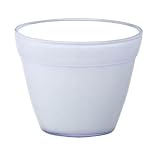 日用品雑貨 生活用品 インテリア 雑貨 ガーデニング イタリア製樹脂ポット COCCO(コッコ) 17cm (穴無し) ホワイト 2個入り