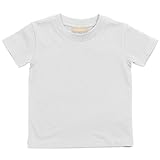 (ラークウッド) Larkwood ベビー・赤ちゃん・キッズ・子供用 クルーネック Tシャツ トップス 半袖カットソー スクールウェア (6-12ヶ月) (ホワイト)