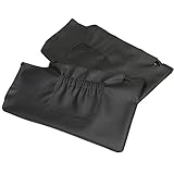 タンク ルーミー サンバイザー カバー 車 ポケット 収納 カードホルダー チケット ブラック レザー