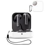 For CMF by Nothing Buds 2 / Nothing Buds Pro 2 用 ケース カバー 【KONXISA】ワイヤレスイヤホン ケース シリコン素材 着用しやすい 耐衝撃 防水防塵 ウォッシャブル（カラビナ付き+ストラップ付き ） 装着充電可能 持ち運びがしやすい（ホワイト）