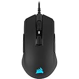 CORSAIR M55 RGB PRO 有線 両手利き対応 軽量 FPS ゲーミングマウス – 12,400 DPI – 8つのプログラム可能なボタン – iCUE対応 – PC Mac PS5 PS4 Xbox – ブラック