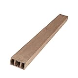 ウッドデッキ 人工木材 人工木 部材 樹脂ウッドデッキ 大引き 根太材 83×43×2000mm【H-B010】【2色選択可】 (ナチュラル・12本セット)